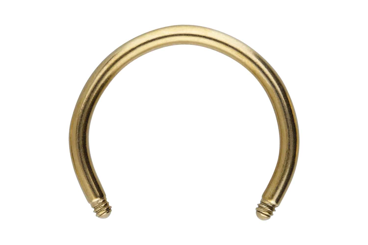 Titan Hufeisenring Piercing ohne Kugel